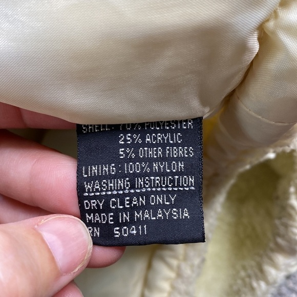 Vintage City Limits Rusty Brown Sherpa Lined Button Jacket Large 70s - Picture 4 of 7